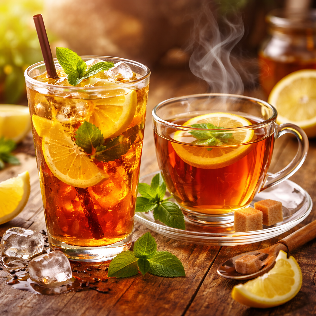 Lemon Tea Es Panas